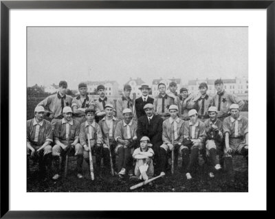 Baseball Team Photograph Framed Print Baseball Team Photograph Framed Print