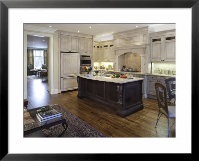 Kitchen Colors   Cabinets on Kitchen With Pickled Oak Cabinets Pre Made Frame At Art Com