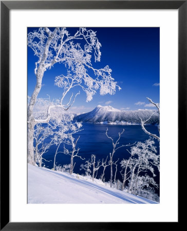 Lake Mashu in Winter Framed Print Lake Mashu in Winter Framed Print