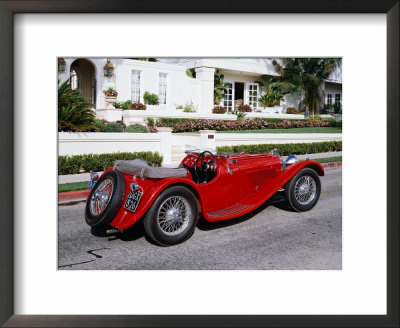 1934 Jaguar SS Roadster Framed Print 1934 Jaguar SS Roadster Framed Print