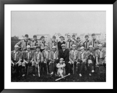 Baseball Team Photograph Framed Print Baseball Team Photograph Framed Print