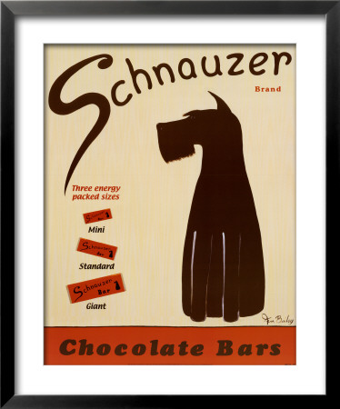 Schnauzer Bars Framed Print Schnauzer Bars Framed Print