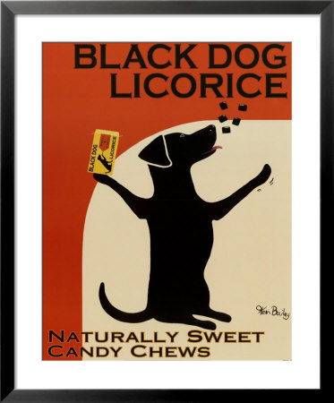 Black Dog Licorice Framed Print Black Dog Licorice Framed Print