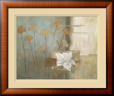 Teal Lily Framed Print Teal Lily Framed Print