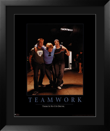 Teamwork - Friends Framed Poster Teamwork - Friends Framed Poster