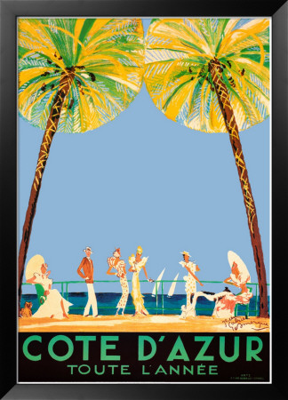 Cote d'Azur Framed Print Cote d'Azur Framed Print