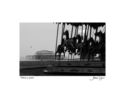 Merry Pier Photographic Print Merry Pier Photographic Print