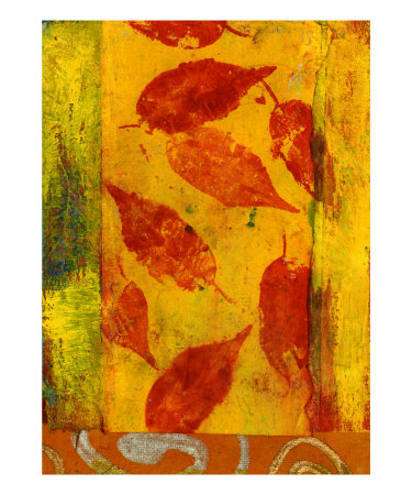 Red Leaves Giclee Print Red Leaves Giclee Print