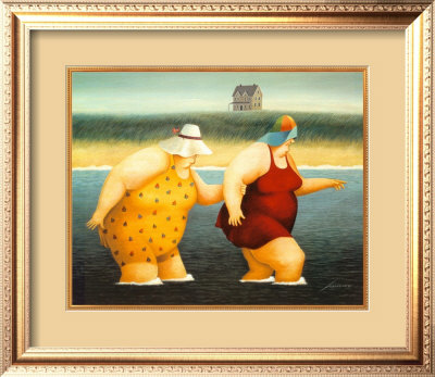 Judy and Marge Framed Print Judy and Marge Framed Print