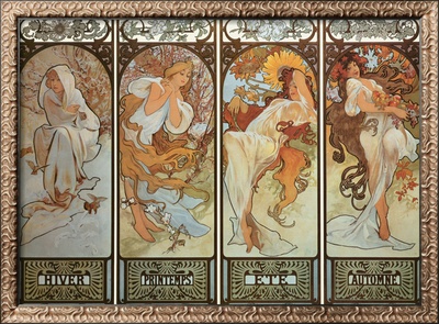 Les Saisons Framed Print Les Saisons Framed Print