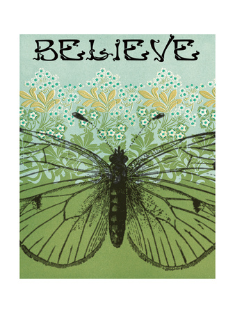 Believe Butterfly Photographic Print Believe Butterfly Photographic Print