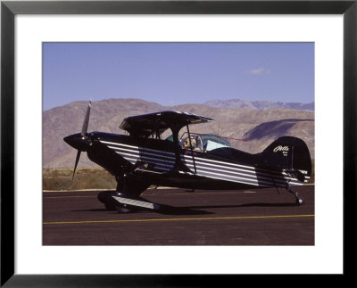 Bi-Plane on Runway Framed Print Bi-Plane on Runway Framed Print