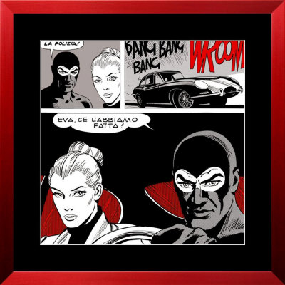 Diabolik: Eva, Ce l'Abbiamo Fatta! Framed Print Diabolik: Eva, Ce l'Abbiamo Fatta! Framed Print