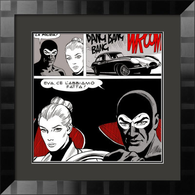 Diabolik: Eva, Ce l'Abbiamo Fatta! Framed Print Diabolik: Eva, Ce l'Abbiamo Fatta! Framed Print