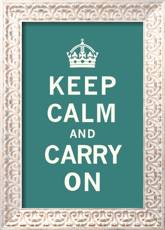 Keep Calm and Carry On Framed Print Keep Calm and Carry On Framed Print