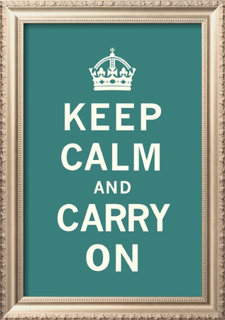 Keep Calm and Carry On Framed Print Keep Calm and Carry On Framed Print