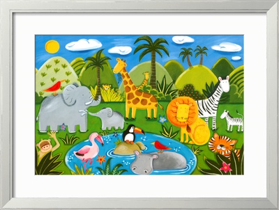 Jungle Fun Framed Print Jungle Fun Framed Print