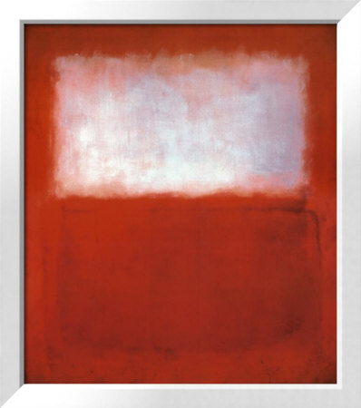 White over Red Framed Print White over Red Framed Print