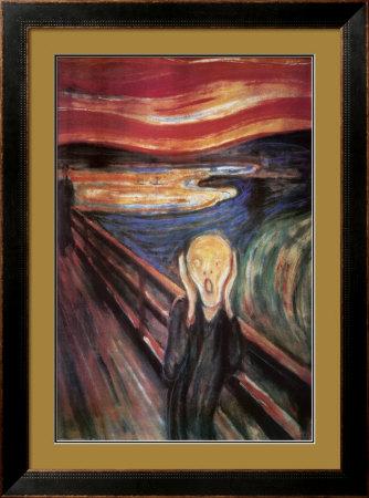 The Scream, c.1893 Framed Print The Scream, c.1893 Framed Print