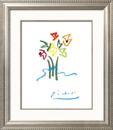 Evening Flowers Framed Print Evening Flowers Framed Print