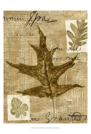 Leaf Collage II Print Leaf Collage II Print
