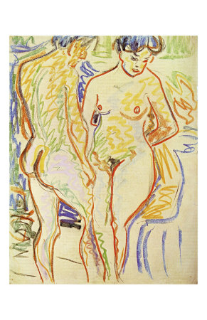 Standing Nude Couple