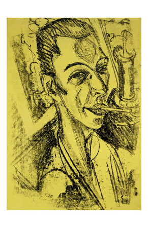 Self-Portrait with Cigarette