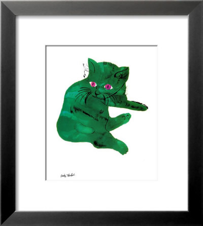 Green Cat, c.1956 Framed Print Green Cat, c.1956 Framed Print