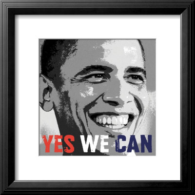 Barack Obama: Yes We Can Framed Print Barack Obama: Yes We Can Framed Print