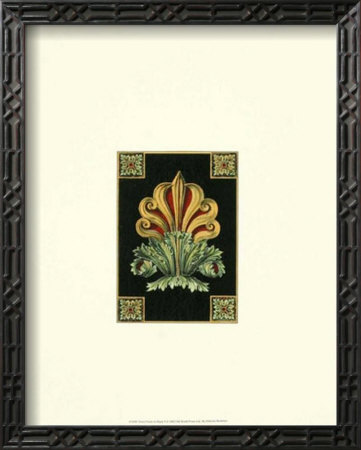 Petite Finial On Black II Framed Print Petite Finial On Black II Framed Print