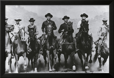 The Magnificent Seven Framed Print The Magnificent Seven Framed Print