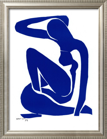 Blue Nude I, c. 1952 Framed Print Blue Nude I, c. 1952 Framed Print