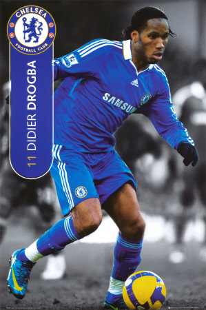 Chelsea - Drogba Poster Chelsea - Drogba Poster