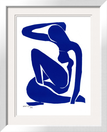 Blue Nude I, c. 1952 Framed Print Blue Nude I, c. 1952 Framed Print