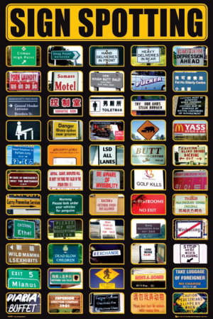 Signspotting Poster Signspotting Poster
