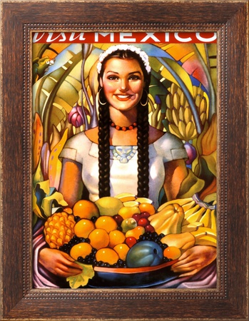 Visit Mexico, 1939 Framed Print Visit Mexico, 1939 Framed Print