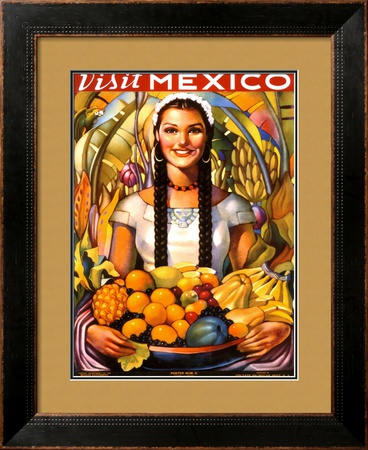 Visit Mexico, 1939 Framed Print Visit Mexico, 1939 Framed Print