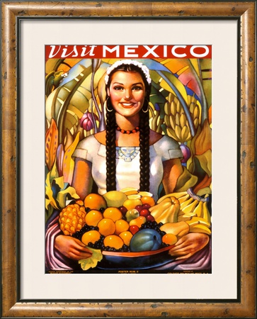 Visit Mexico, 1939 Framed Print Visit Mexico, 1939 Framed Print