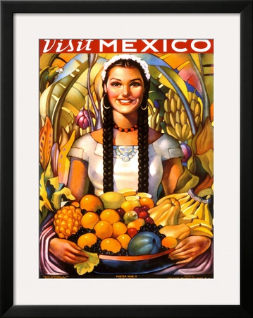 Visit Mexico, 1939 Framed Print Visit Mexico, 1939 Framed Print