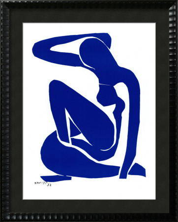 Blue Nude I, c. 1952 Framed Print Blue Nude I, c. 1952 Framed Print
