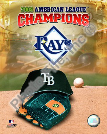 2008 ALCS Champions Team logo Photograph 2008 ALCS Champions Team logo Photograph