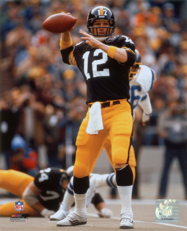 Terry Bradshaw Passing Photograph Terry Bradshaw Passing Photograph