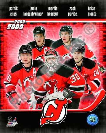 2008-09 New Jersey Devils Photograph 2008-09 New Jersey Devils Photograph
