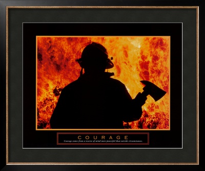 Courage Framed Print Courage Framed Print