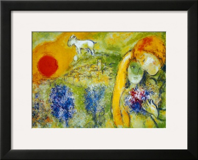 Amoureux de Vence Framed Print Amoureux de Vence Framed Print