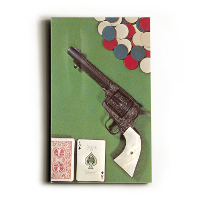 Gun, Cards and Chips Wood Sign Gun, Cards and Chips Wood Sign