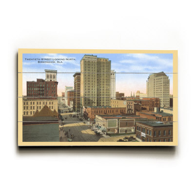 Downtown Birmingham, Alabama Wood Sign Downtown Birmingham, Alabama Wood Sign