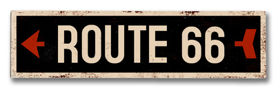 Route 66 arrow Wood Sign Route 66 arrow Wood Sign