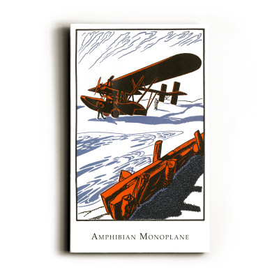 Amphibian Monoplane Wood Sign Amphibian Monoplane Wood Sign