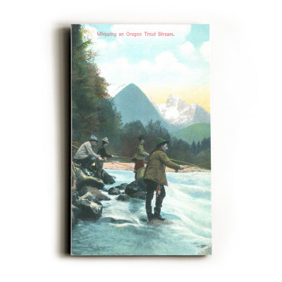 Trout Fishing, Oregon Wood Sign Trout Fishing, Oregon Wood Sign